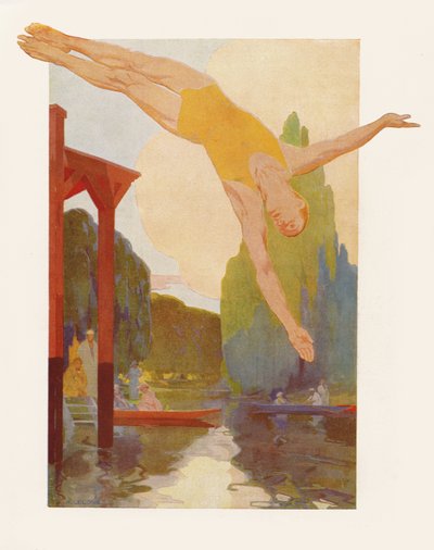 River Diver by Rene Lelong